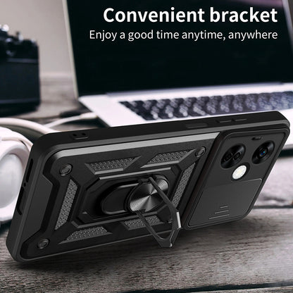 Hoes voor OnePlus Nord CE 3 Lite, Techsuit, CamShield, Zwart