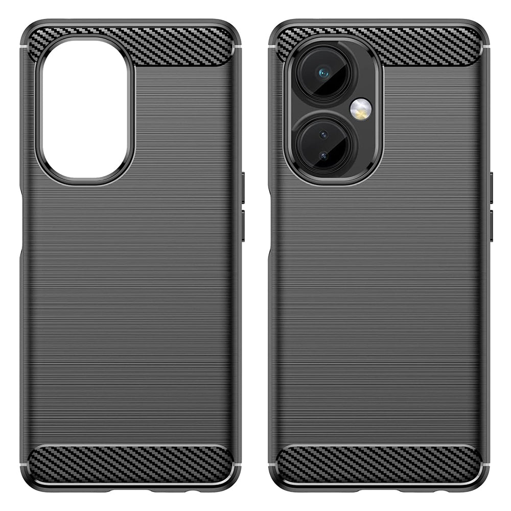 Hoes voor OnePlus Nord CE 3 Lite, Techsuit, Carbon, Zwart