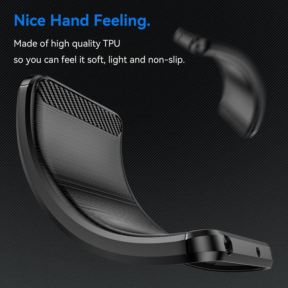 Hoes voor OnePlus Nord CE 3 Lite, Techsuit, Carbon, Zwart
