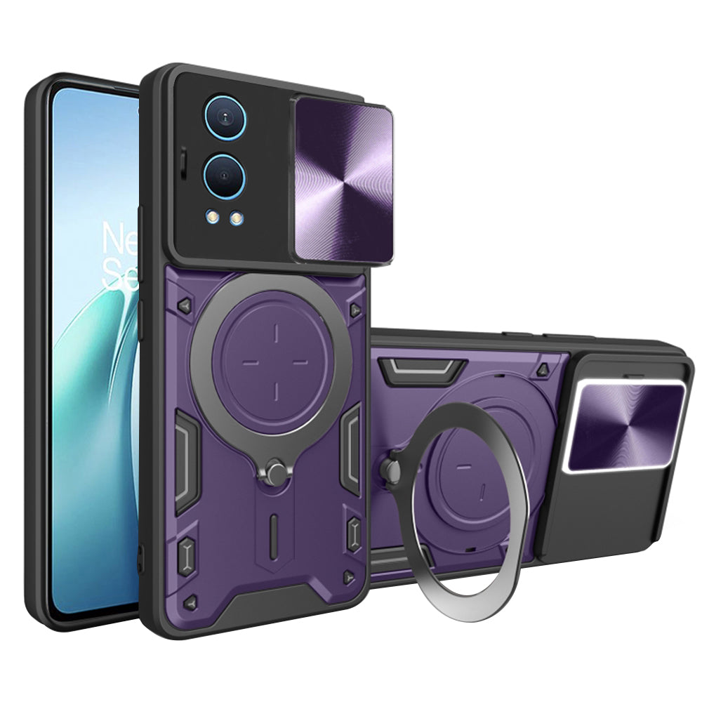 Hoes voor OnePlus Nord CE4 Lite, Techsuit, CamGuard Pro, Paars