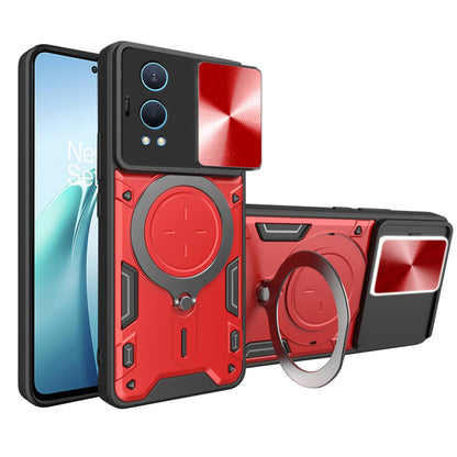 Hoes voor OnePlus Nord CE4 Lite, Techsuit, CamGuard Pro, Rood