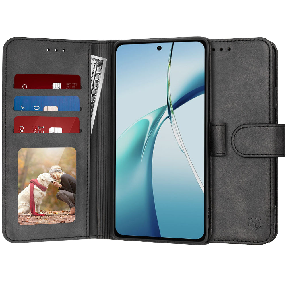 Hoes voor OnePlus Nord CE4 Lite, Techsuit, Diary Book, Zwart