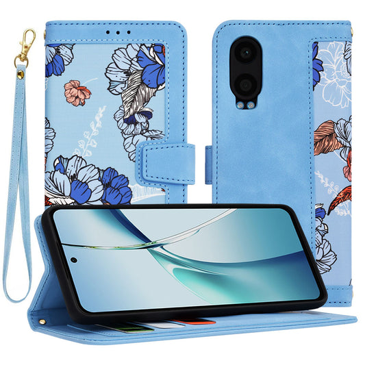 Hoes voor OnePlus Nord CE4 Lite, Techsuit, FlipCraft, Blauw