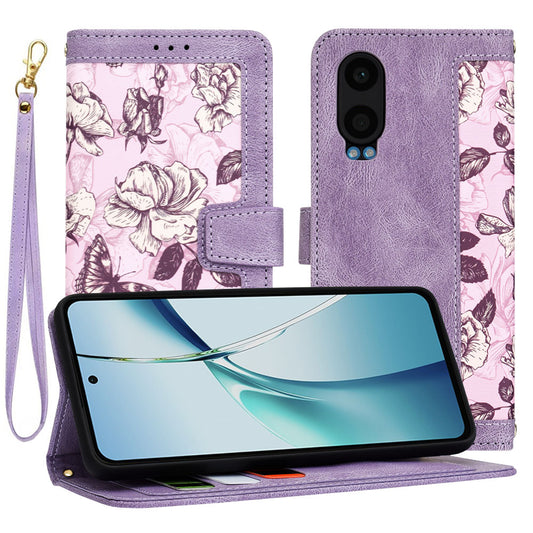 Hoes voor OnePlus Nord CE4 Lite, Techsuit, FlipCraft, Paars