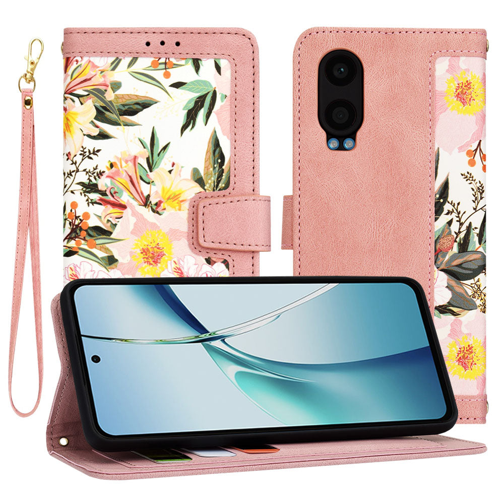 Hoes voor OnePlus Nord CE4 Lite, Techsuit, FlipCraft, Roze