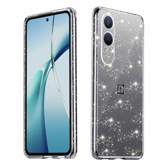 Hoesje voor OnePlus Nord CE4 Lite, Techsuit, SparkleSkin, Transparant