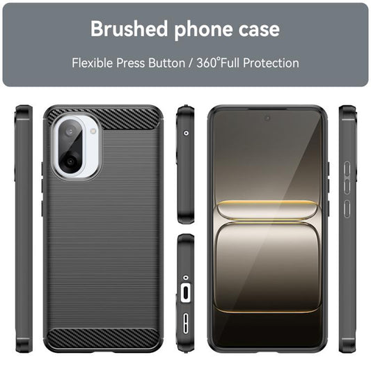 Hoes voor OnePlus Nord CE5, Techsuit, Carbon, Zwart