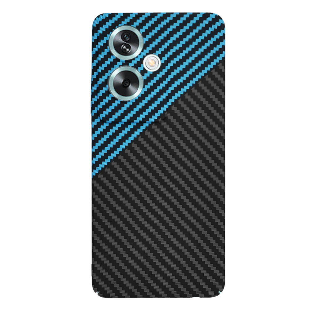 Hoes voor OnePlus Nord N30 SE / Oppo A79, Techsuit, Carbonite FiberShell, Zwart Blauw