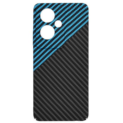 Hoes voor OnePlus Nord N30 SE / Oppo A79, Techsuit, Carbonite FiberShell, Zwart Blauw