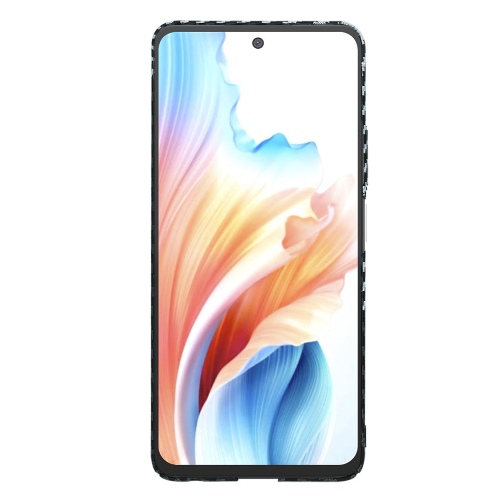 Hoes voor OnePlus Nord N30 SE / Oppo A79, Techsuit, Carbonite FiberShell, Zwart Grijs