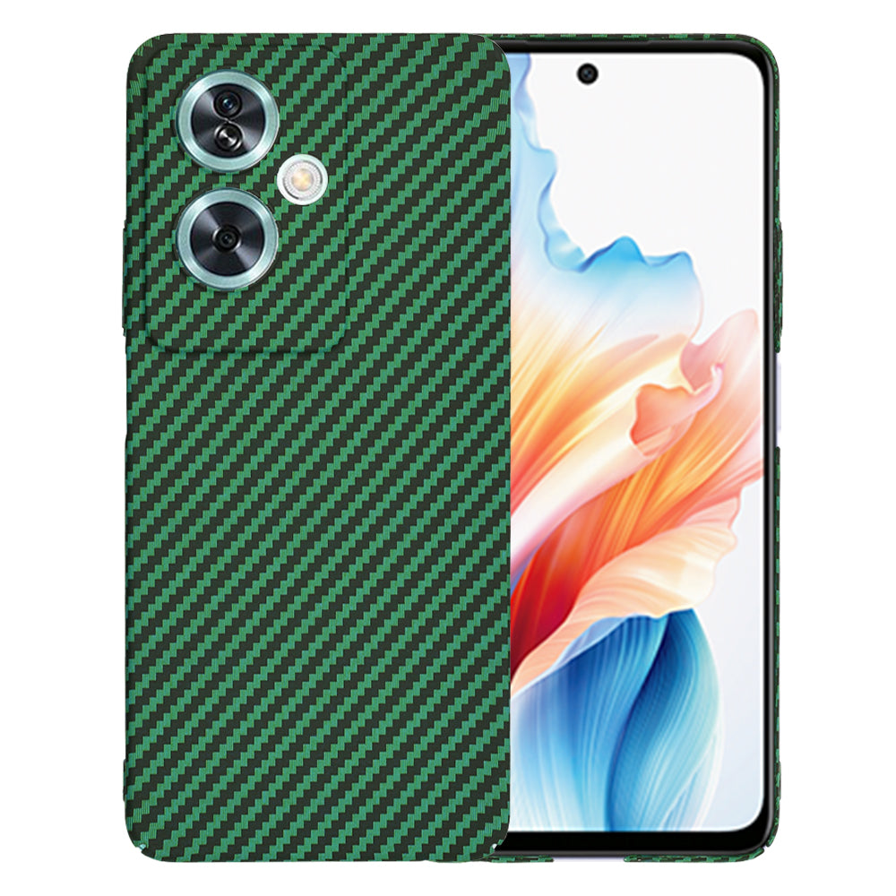 Hoes voor OnePlus Nord N30 SE / Oppo A79, Techsuit, Carbonite FiberShell, Groen