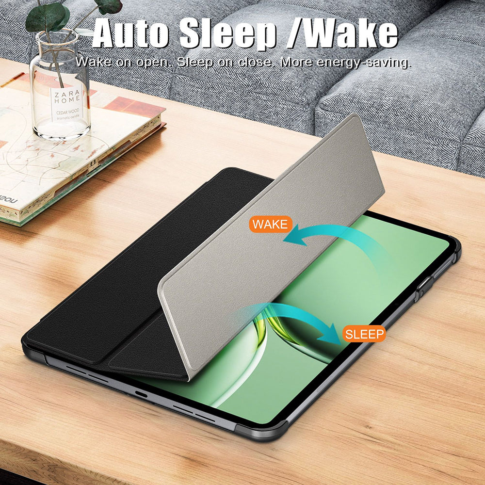 Hoes voor OnePlus Pad 2, Techsuit, FoldPro, Zwart
