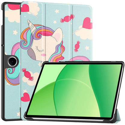 Hoes voor OnePlus Pad Lite / Oppo Pad SE, Techsuit, FoldPro Unicorn, Meerkleurig