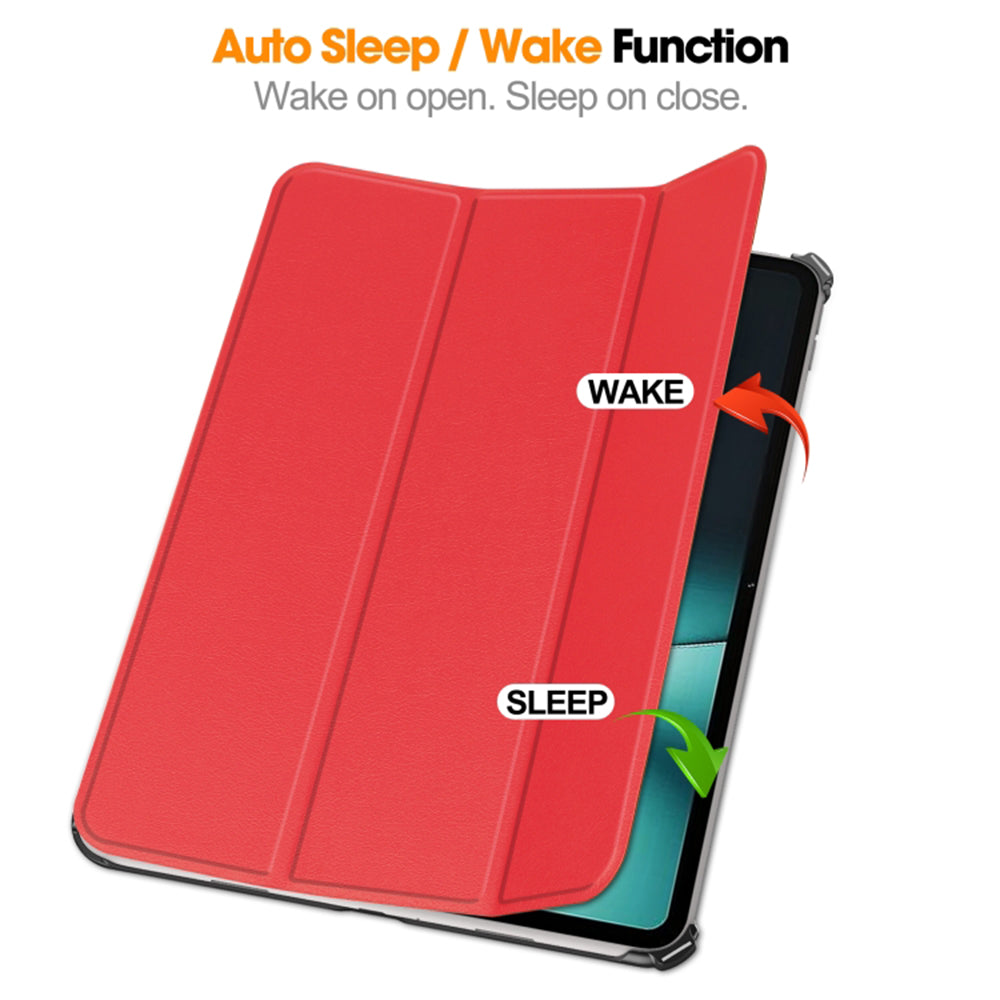 Hoes voor OnePlus Pad, Techsuit, FoldPro, Rood