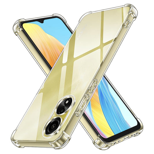 Hoes voor Oppo A18 / A38, Techsuit, Schokbestendig Helder, Transparant
