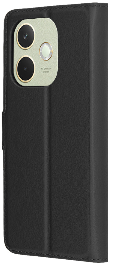 Hoes voor Oppo A5 Pro 4G / A5 Pro, Techsuit, Leather Folio, Zwart