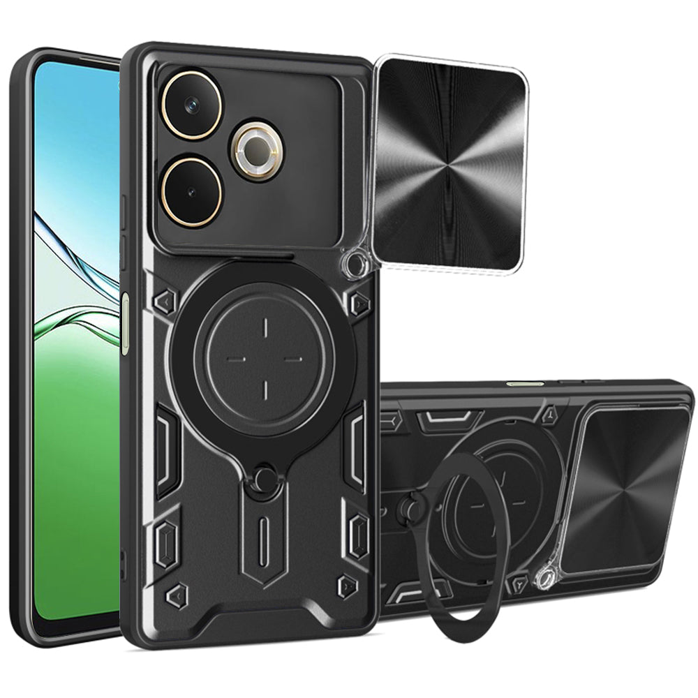 Hoes voor Oppo A5 Pro 4G / A5 Pro, Techsuit, CamGuard Pro, Zwart