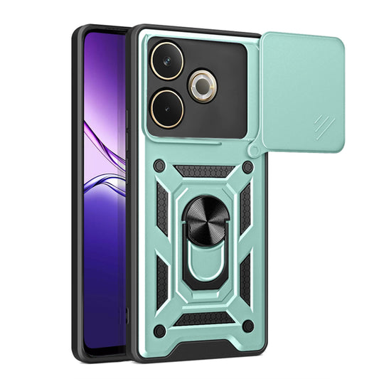 Hoes voor Oppo A5 Pro 4G / A5 Pro, Techsuit, CamShield, Groen