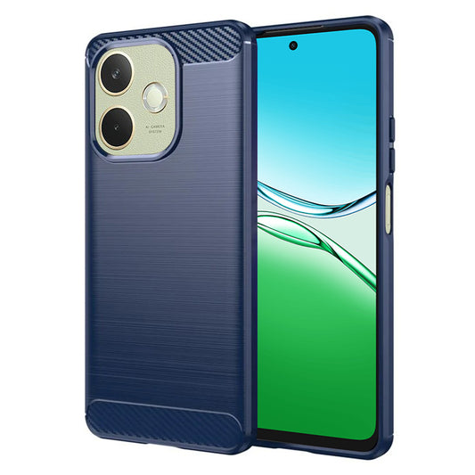 Hoes voor Oppo A5 Pro 4G / A5 Pro, Techsuit, Carbon, Blauw
