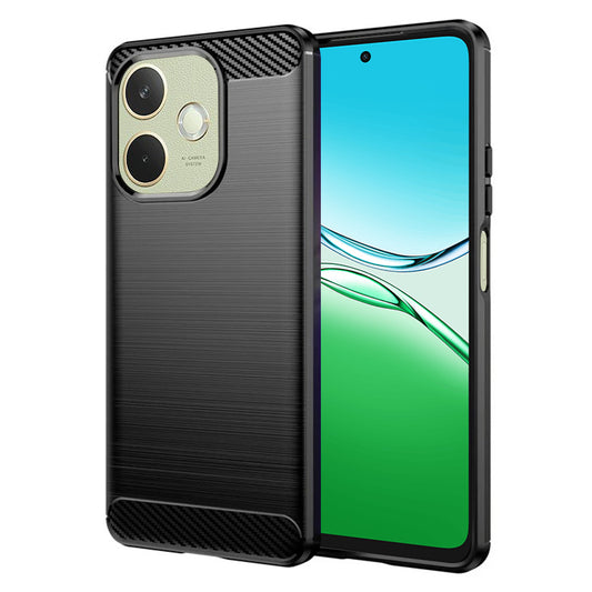 Hoes voor Oppo A5 Pro 4G / A5 Pro, Techsuit, Carbon, Zwart