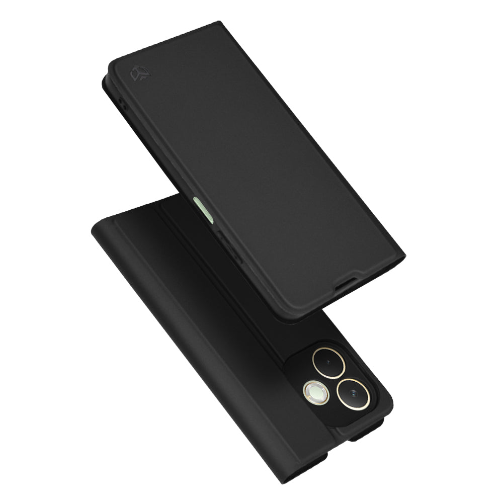 Hoes voor Oppo A5 Pro 4G / A5 Pro, Techsuit, Magskin Book, Zwart