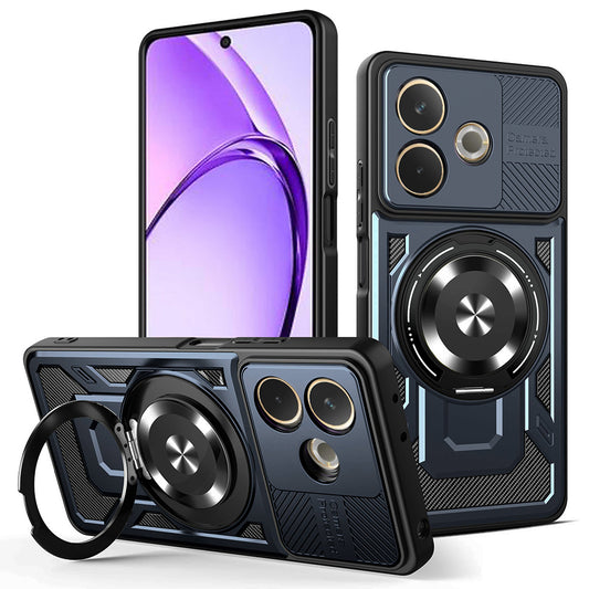 Hoes voor Oppo A5 Pro 4G / A5 Pro, Techsuit, RuggedCam, Blauw