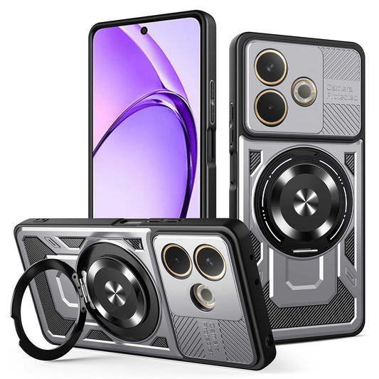 Hoes voor Oppo A5 Pro 4G / A5 Pro, Techsuit, RuggedCam, Grijs