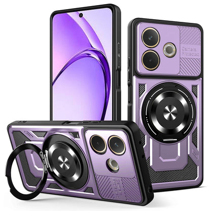 Hoes voor Oppo A5 Pro 4G / A5 Pro, Techsuit, RuggedCam, Paars