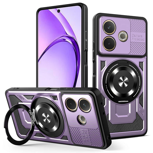 Hoes voor Oppo A5 Pro 4G / A5 Pro, Techsuit, RuggedCam, Paars