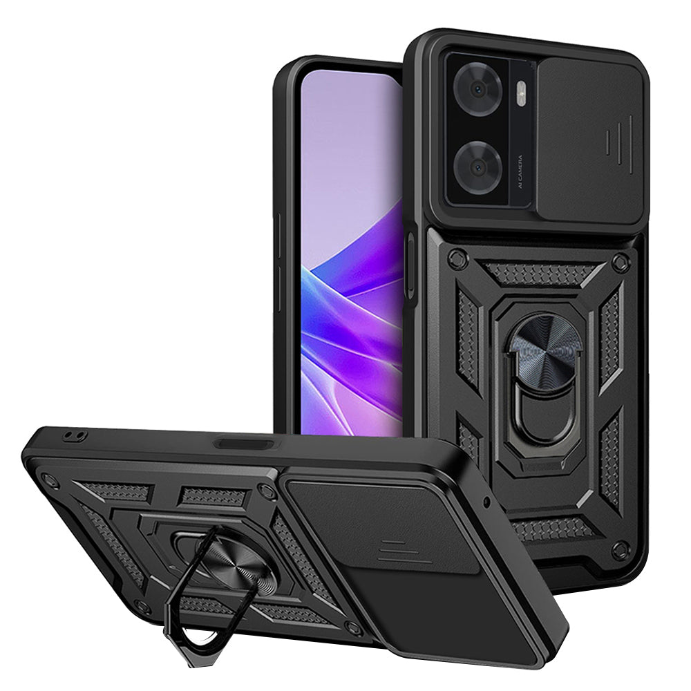 Hoes voor Oppo A57 4G / A57s / Oneplus Nord N20 SE, Techsuit, CamShield, Zwart