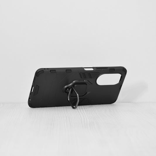 Hoes voor Oppo A58 4G, Techsuit, Shield, Zwart