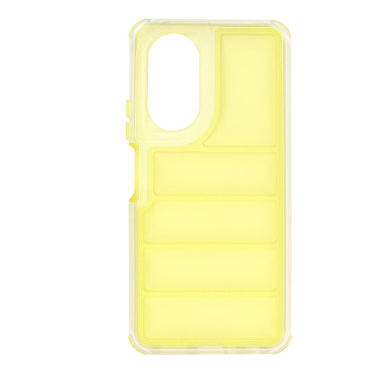Hoes voor Oppo A58 4G, Techsuit, Wave Shield, Geel