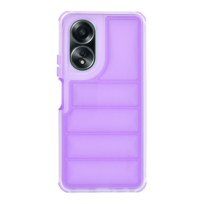 Hoes voor Oppo A58 4G, Techsuit, Wave Shield, Paars
