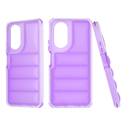 Hoes voor Oppo A58 4G, Techsuit, Wave Shield, Paars