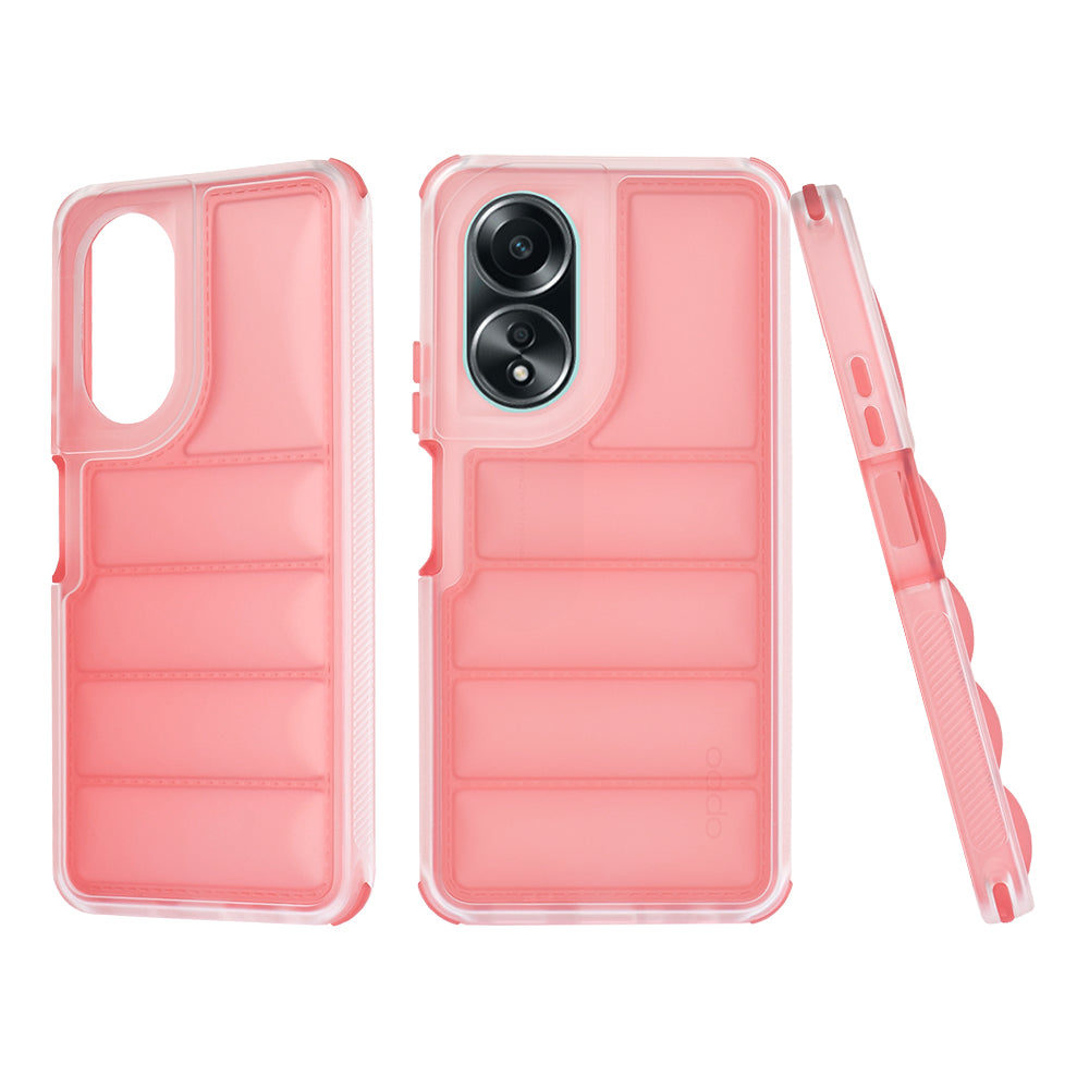 Hoes voor Oppo A58 4G, Techsuit, Wave Shield, Rood