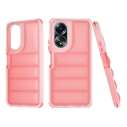 Hoes voor Oppo A58 4G, Techsuit, Wave Shield, Rood