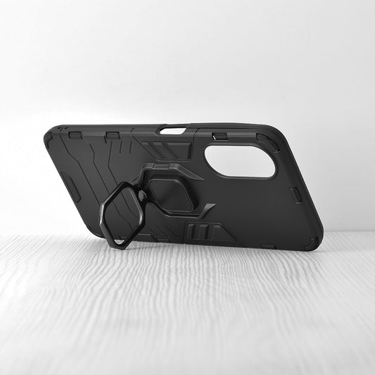 Hoes voor Oppo A58 5G / A78 5G, Techsuit, Shield, Zwart