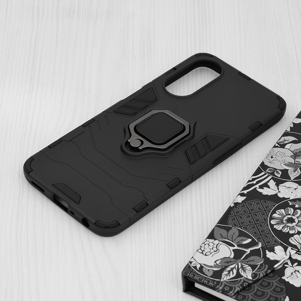 Hoes voor Oppo A58 5G / A78 5G, Techsuit, Shield, Zwart