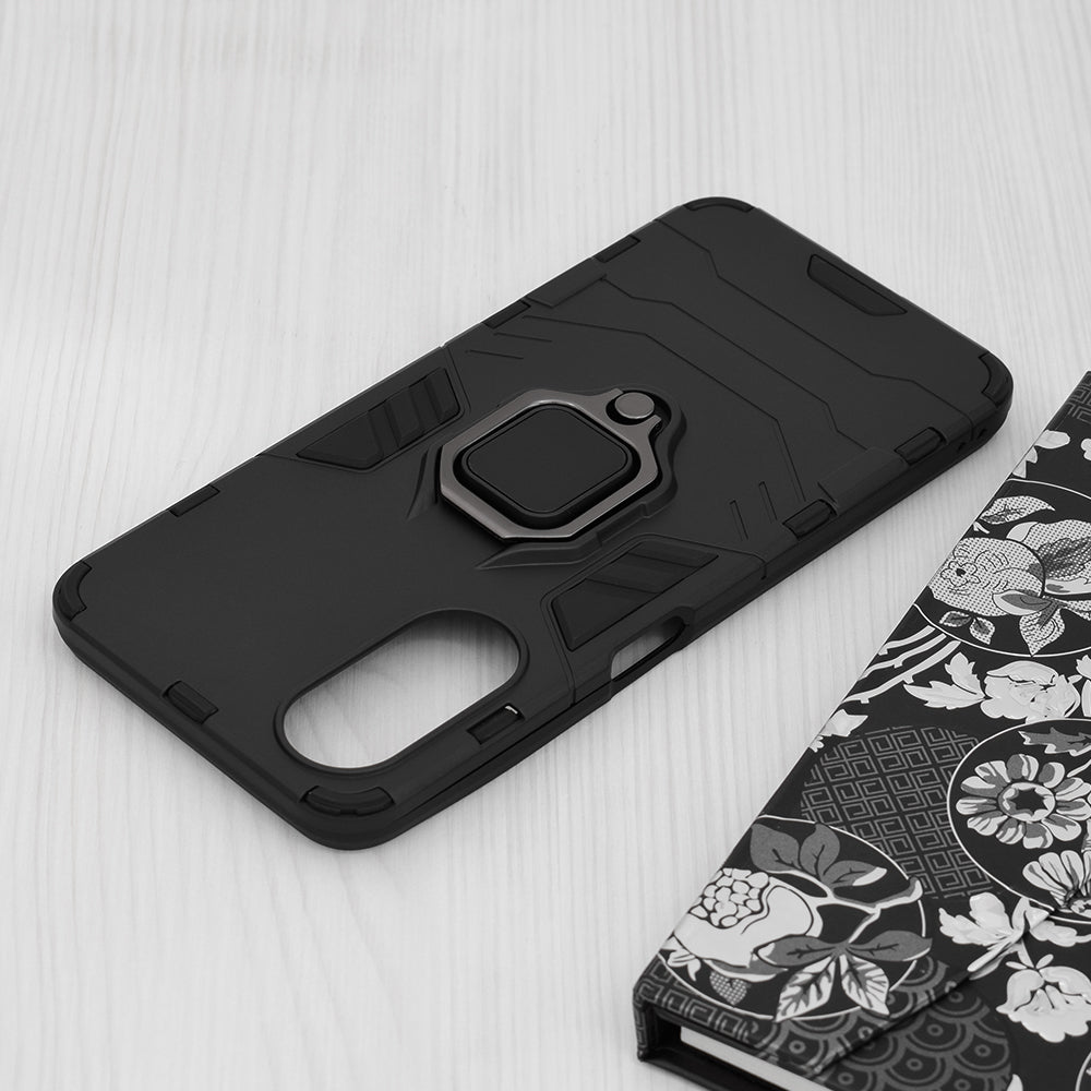 Hoes voor Oppo A58 5G / A78 5G, Techsuit, Shield, Zwart