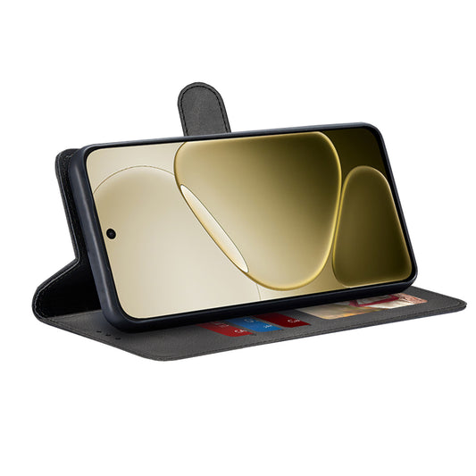 Hoes voor Oppo A6 4G, Techsuit, Diary Book, Zwart