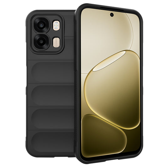 Hoes voor Oppo A6 4G, Techsuit, Magic Shield, Zwart