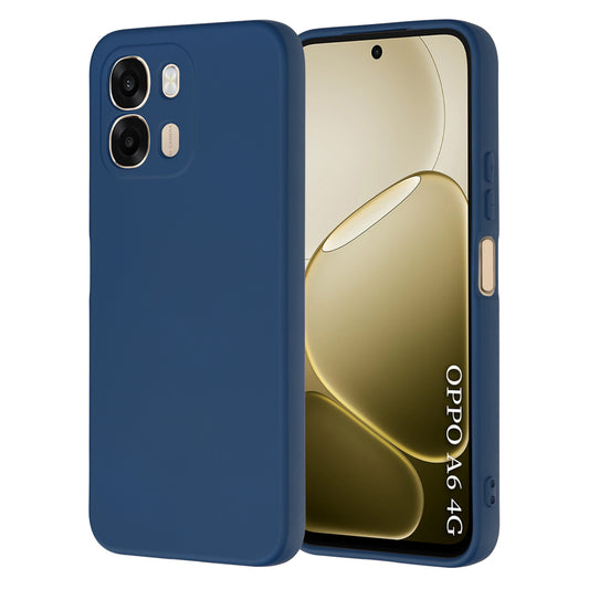 Hoes voor Oppo A6 4G, Techsuit, SoftFlex, Marineblauw