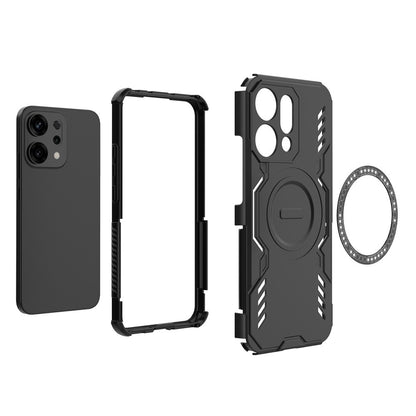MagSafe Case for Oppo A6 Pro 5G / A6 Pro 4G, Techsuit, ArmorMag, Black