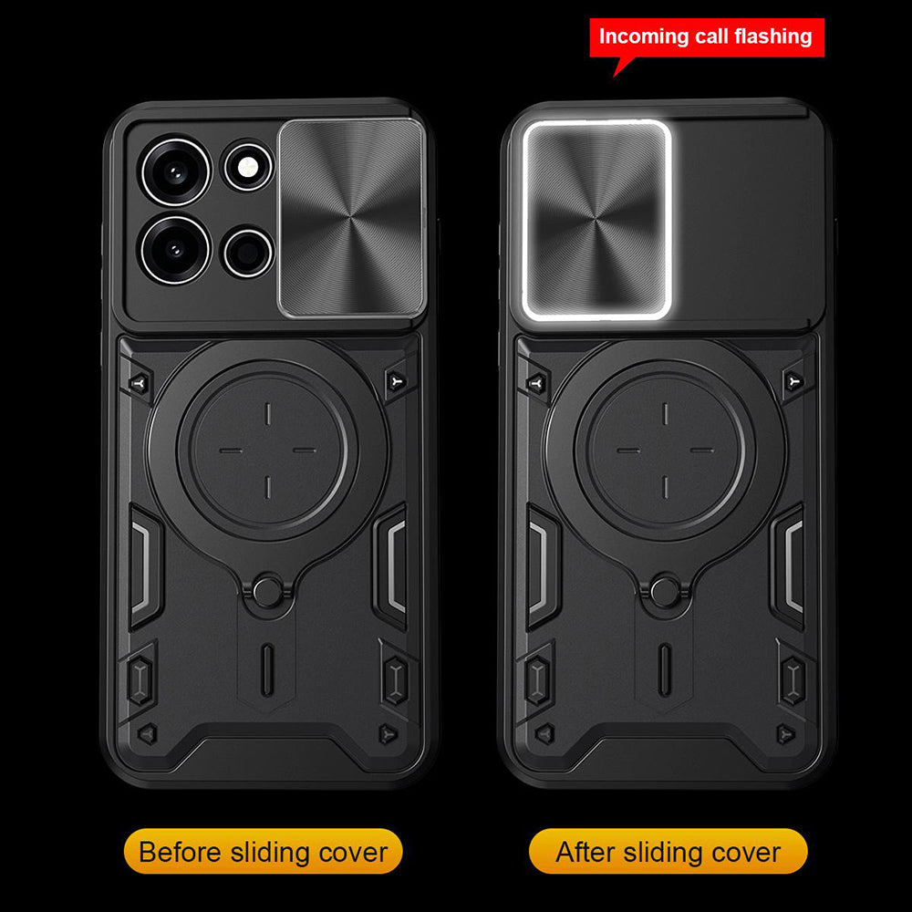 Hoes voor Oppo A6 Pro 5G / A6 Pro 4G, Techsuit, CamGuard Pro, Paars