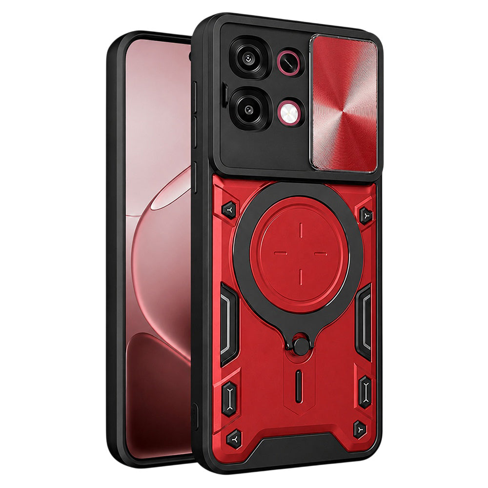 Hoes voor Oppo A6 Pro 5G / A6 Pro 4G, Techsuit, CamGuard Pro, Rood