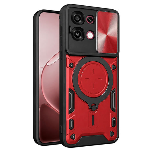 Hoes voor Oppo A6 Pro 5G / A6 Pro 4G, Techsuit, CamGuard Pro, Rood