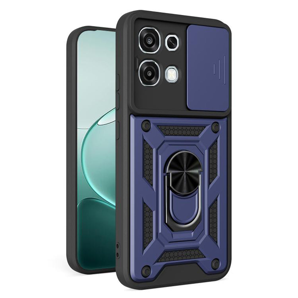 Hoes voor Oppo A6 Pro 5G / A6 Pro 4G, Techsuit, CamShield, Blauw