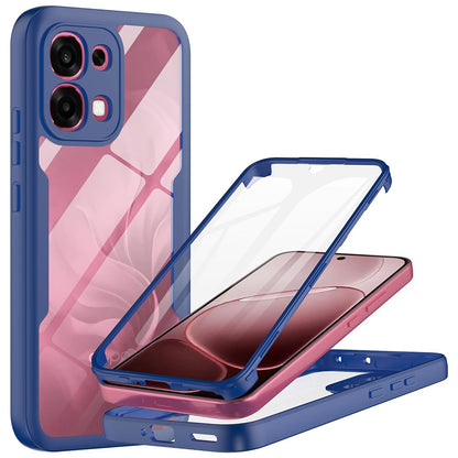 Hoes voor Oppo A6 Pro 5G / A6 Pro 4G, Techsuit, ColorVerse 360, Blauw