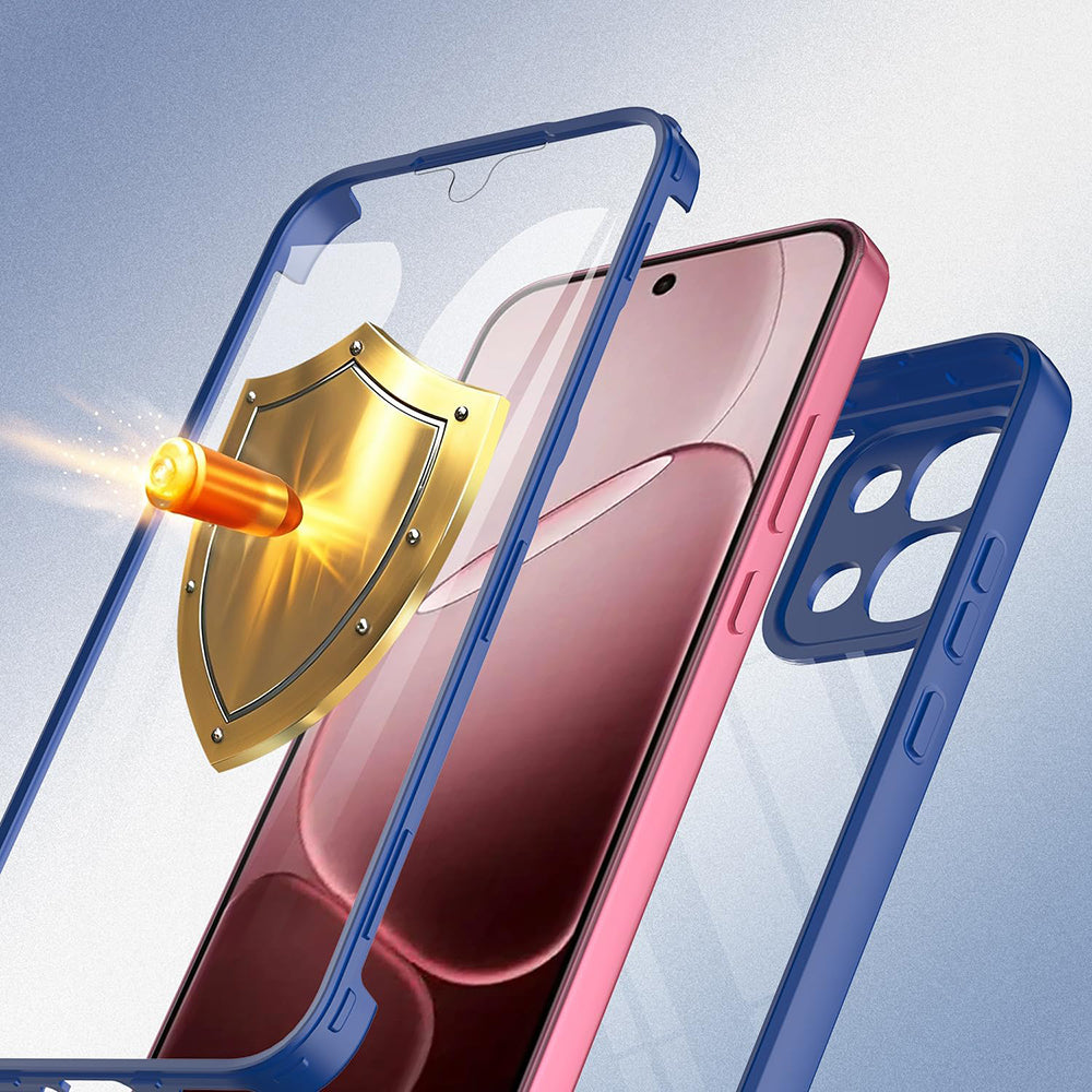 Hoes voor Oppo A6 Pro 5G / A6 Pro 4G, Techsuit, ColorVerse 360, Blauw