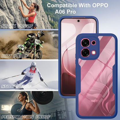 Hoes voor Oppo A6 Pro 5G / A6 Pro 4G, Techsuit, ColorVerse 360, Blauw